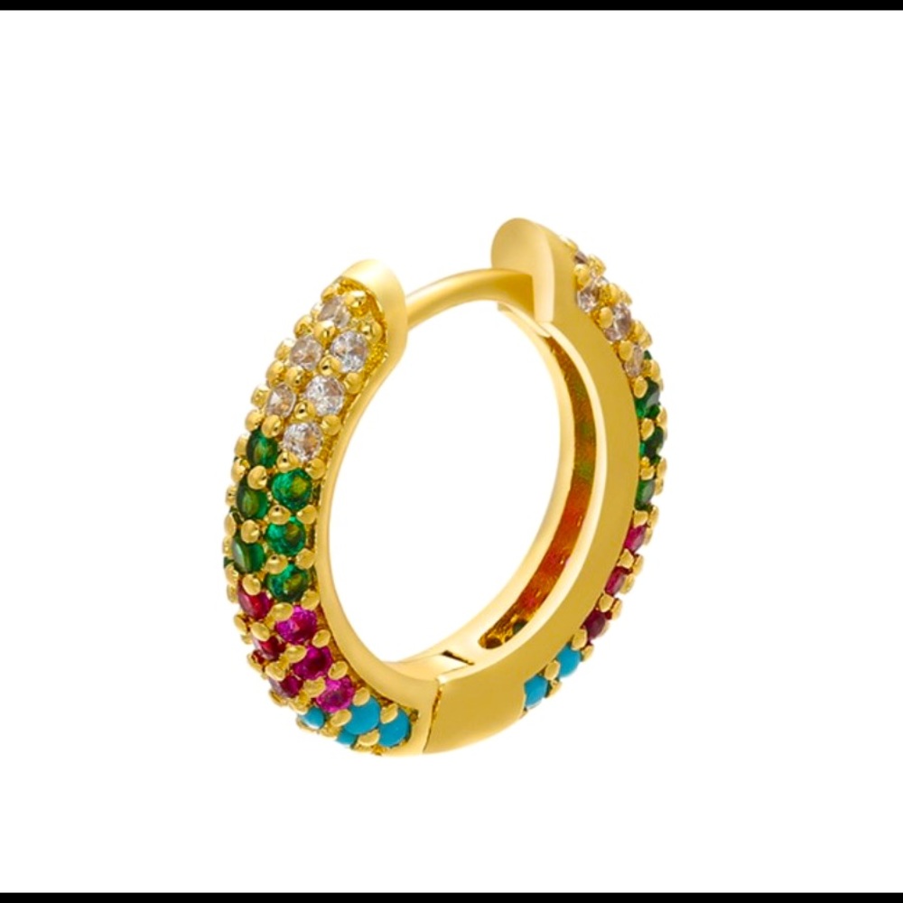 Tiny Rhinestone Earrings